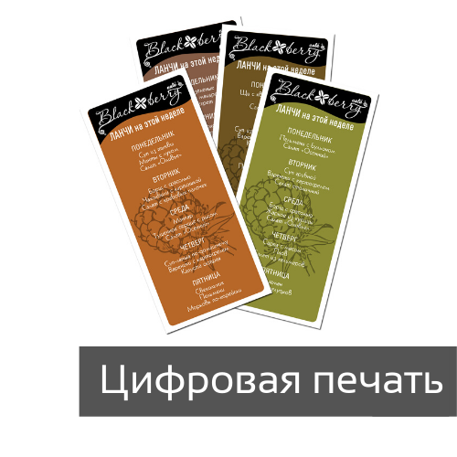 Флаеры цифровая печать