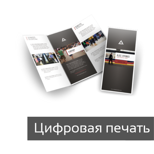 Лифлет (книжка) цифровая печать